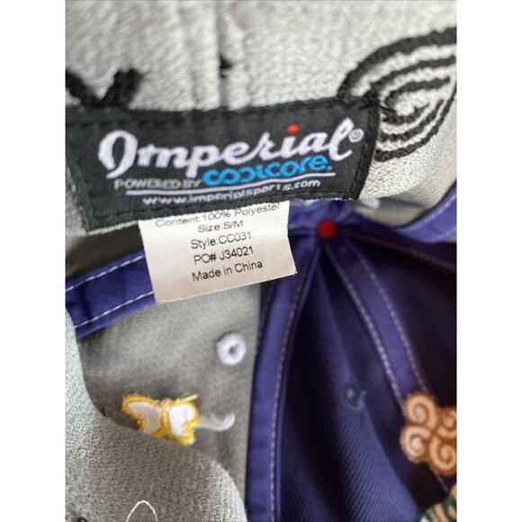 Verde River Navy Blue & White Mesh Trucker Hat Imperial Coolcore S/M - Picture 6 of 8